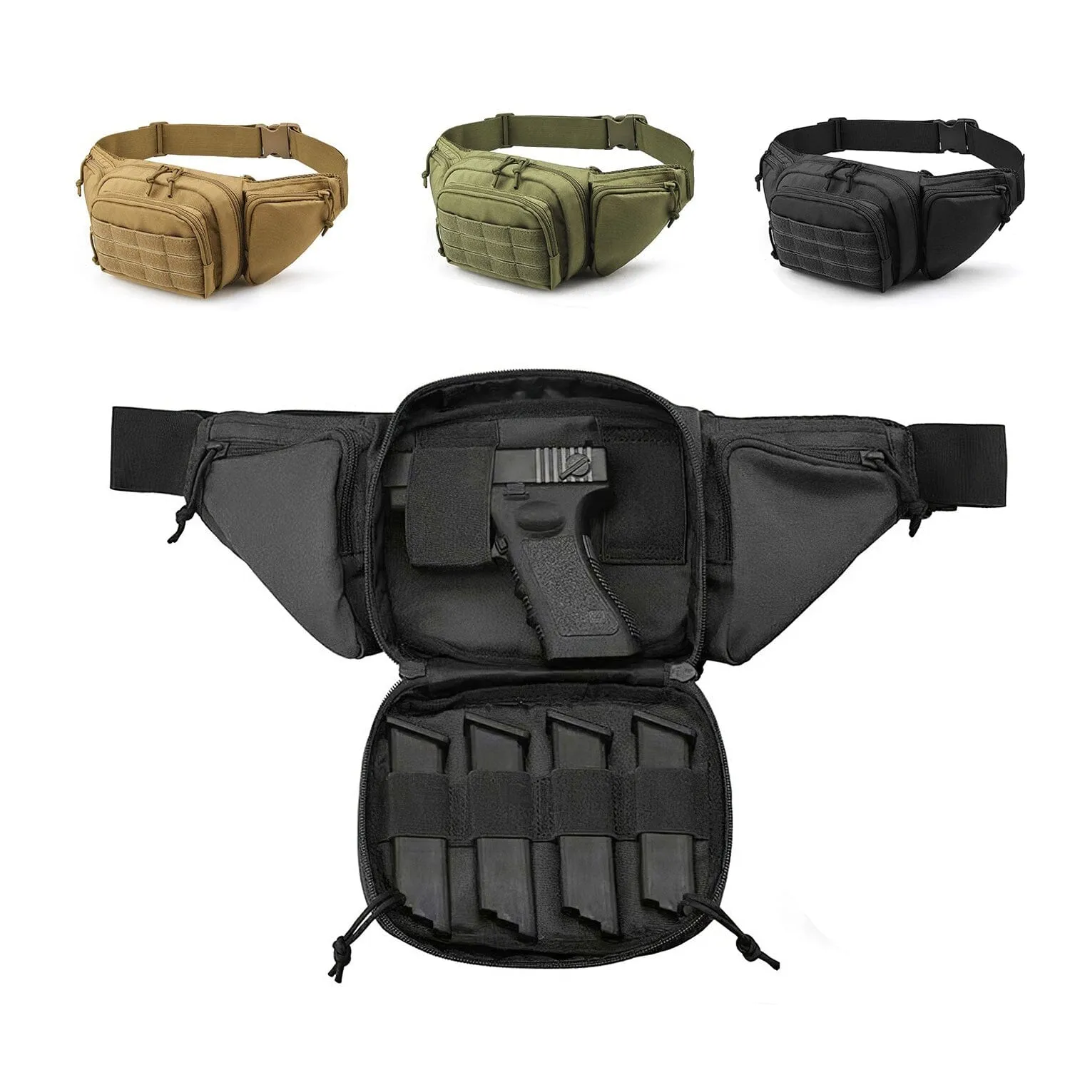 Tactical Fanny Pack Concealed Carry Bag for Men