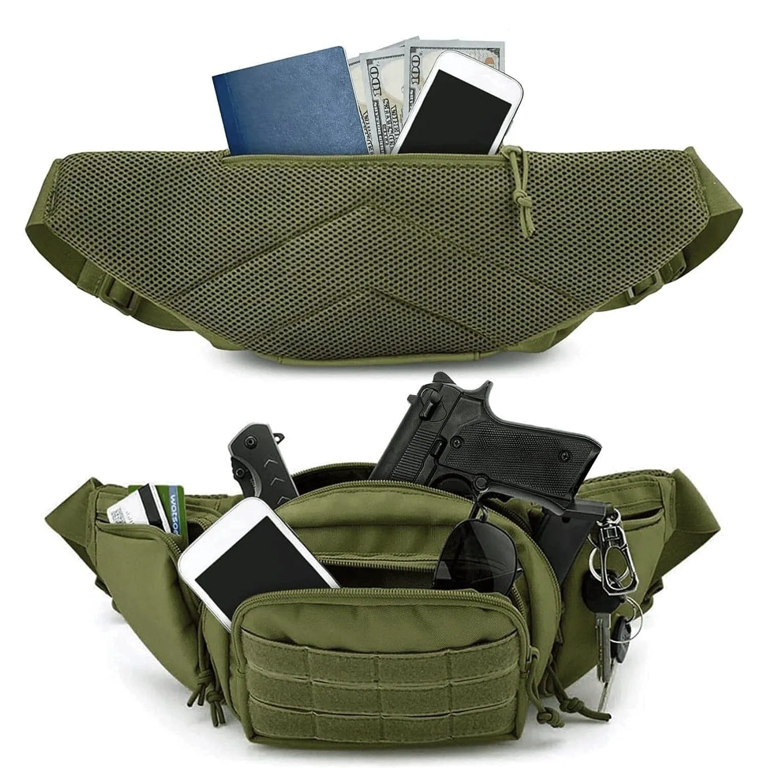 Tactical Fanny Pack Concealed Carry Bag for Men